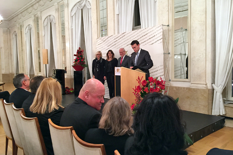 Verleihung der Wirtschaftsmedaille an Bantel GmbH Schorndorf