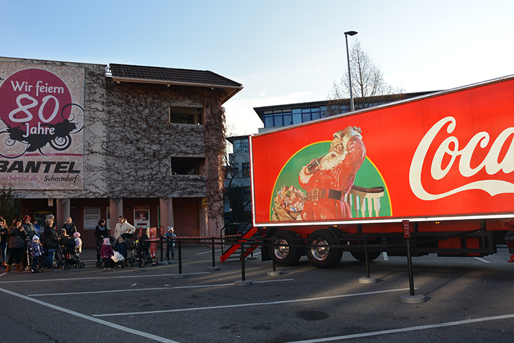 Bantel Coca-Cola Weihnachtstruck
