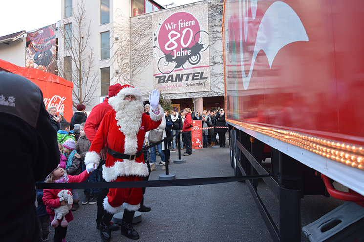 Bantel Coca-Cola Weihnachtstruck