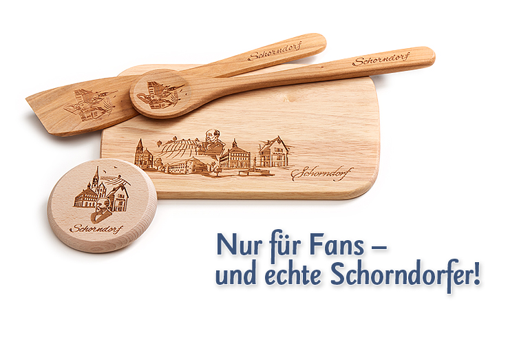 Gravierte Holzprodukte mit Schorndorf Motiv. Nur für Fans – und echte Schorndorfer