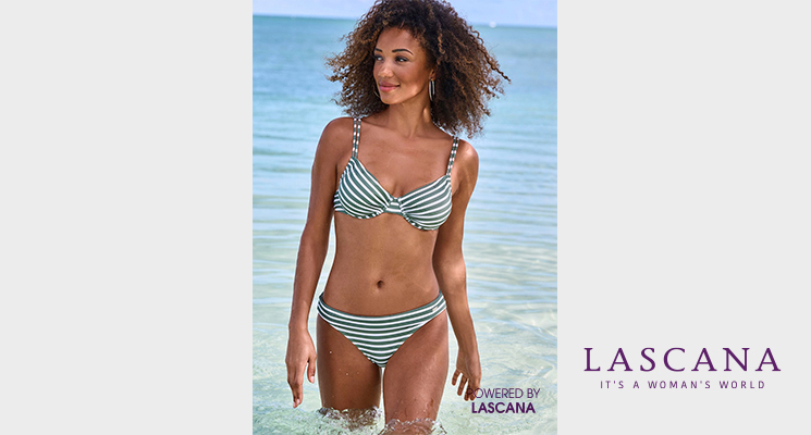 gestreifter Bikini von LASCANA
