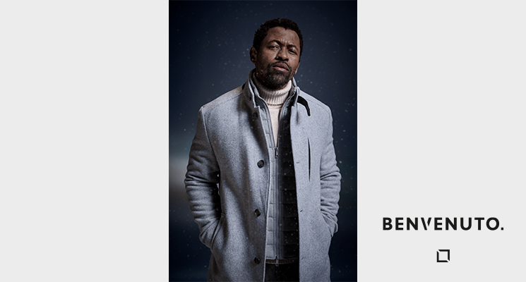 Mann mit grauer Jacke von benvenuto