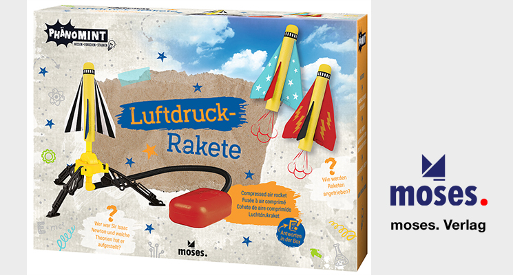 Spielzeug Luftdruck Rakete von Moses Verlag