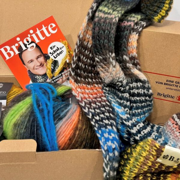 Schal fürs Leben 2025. Das Charitypaket unterstützt von Lana Grossa