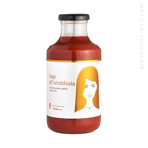 Marke Greenomic mit Pastasauce