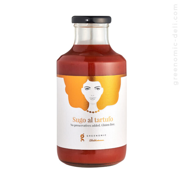 Marke Greenomic mit Pastasauce