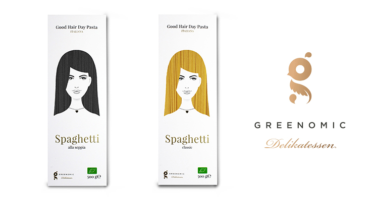 2erlei Spaghetti in eleganter Verpackung von Greenomic