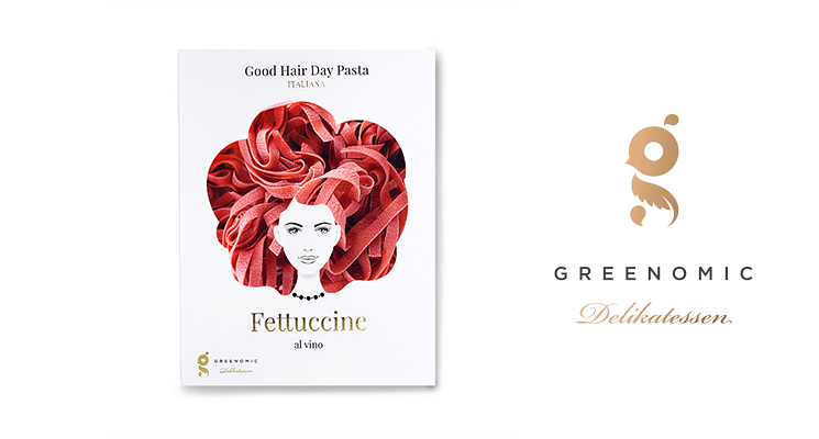 Fettuccine al vino in eleganter Verpackung von greenomic