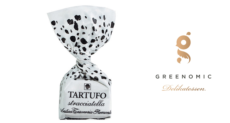 weiß verpacktes Startufo sstracciatelle von greenomic