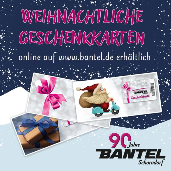 Geschenkkarten im Geschenkkarten Online Shop auf www.bantel.de bestellbar