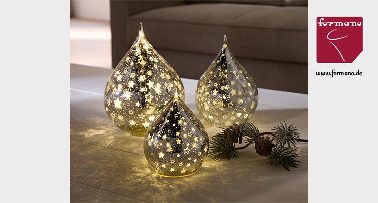 Weihnachtliche Dekoartikel von formano