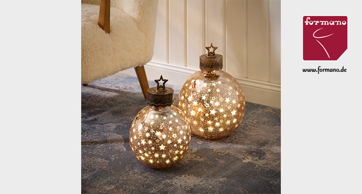 Weihnachtliche Dekoartikel von formano
