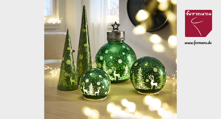 Weihnachtliche Dekoartikel von formano