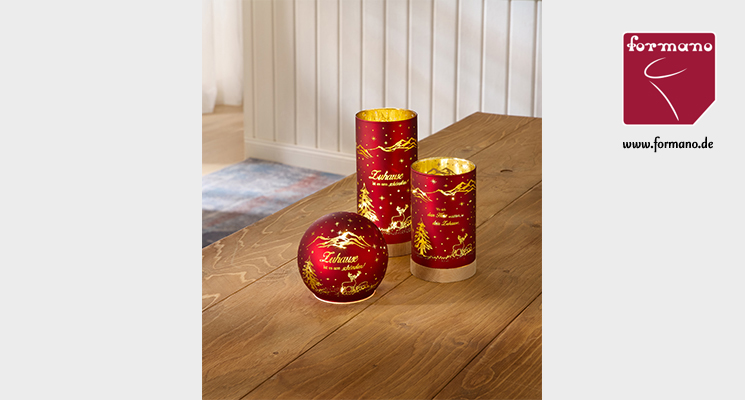Weihnachtliche Dekoartikel von formano