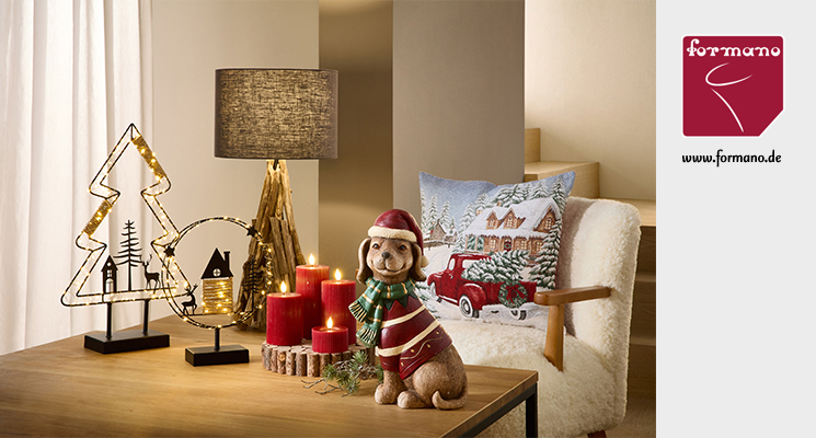 Weihnachtliche Dekoartikel von formano