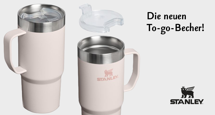 Die neuen To Go Becher von Stanley in rosé