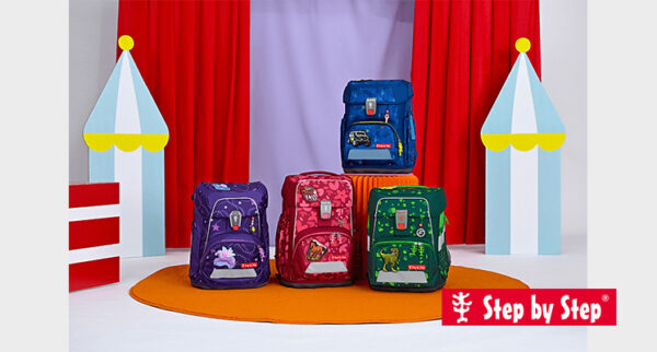 bunte Schulranzen von "step by step"