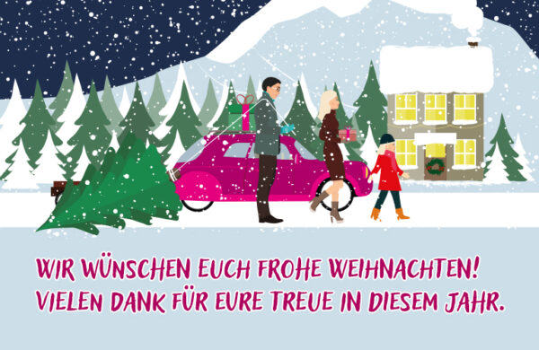 Wir wünschen schöne Weihnachten