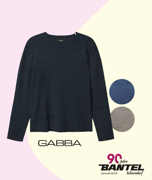 Herren Strick-Pullover Gabba in 3 Farben im Angebot