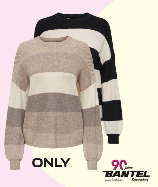 Damen-Pullover ONLY in 2 Varianten im Angebot
