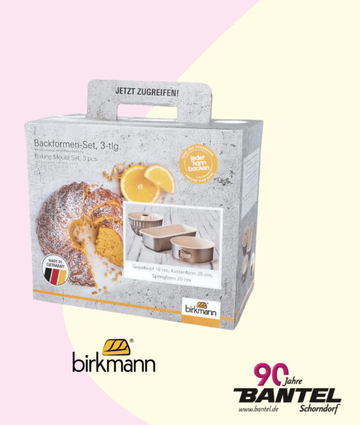 Backformen-Set Birkmann 3teilig im Angebot