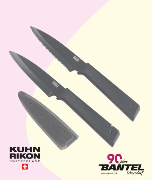 Rüstmesser Colori+Kuhn Rikon Set 2 Stück im Angebot