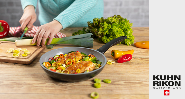 1 Pfanne inklusive zubereitetem Essen von Kuhn Rikon