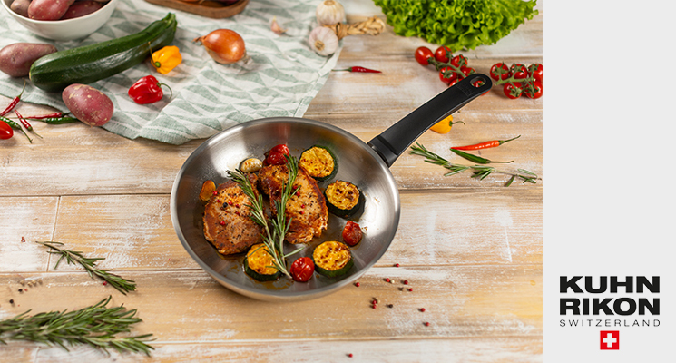 1 Pfanne inklusive zubereitetem Essen von Kuhn Rikon