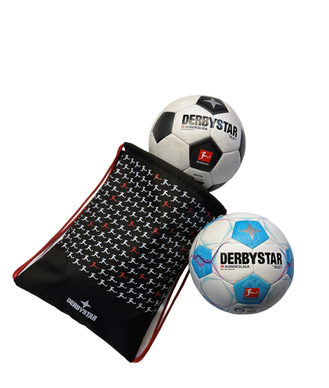 Derbystar Fußbälle und Sportsbag