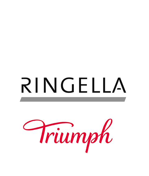 Markenlogo Ringella und Triumph. Damenwäschemarken bei Bantel.