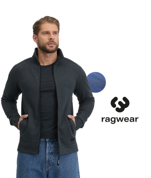Herren Sweatjacke in navy und dark grey von Ragwear