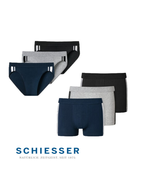 Herrenslip oder Herrenshort in verschiedenen Farben von Schiesser