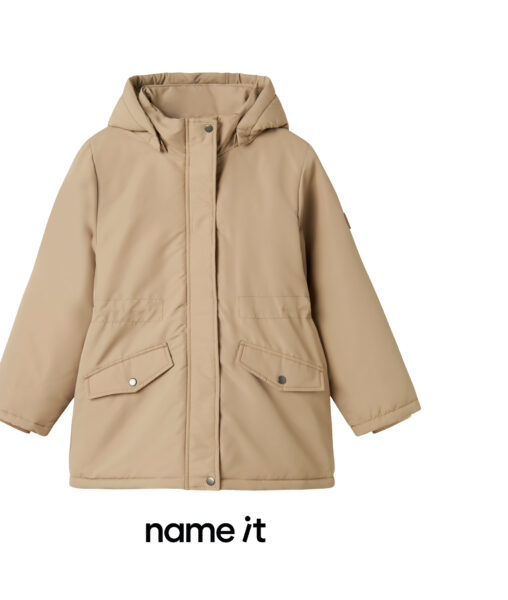 Kinder Winterjacke in beige von Name it