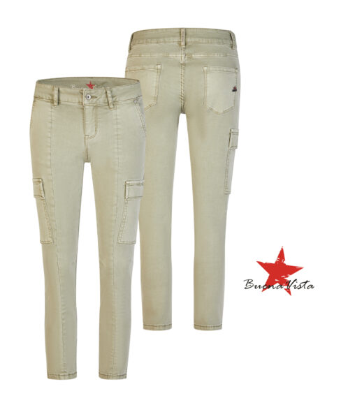 Damen Cargohose in salbeigrün von Buena Vista