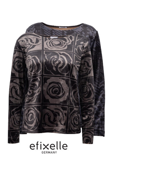 Damen Nikkishirt in verschiedenen Mustern von Efixelle