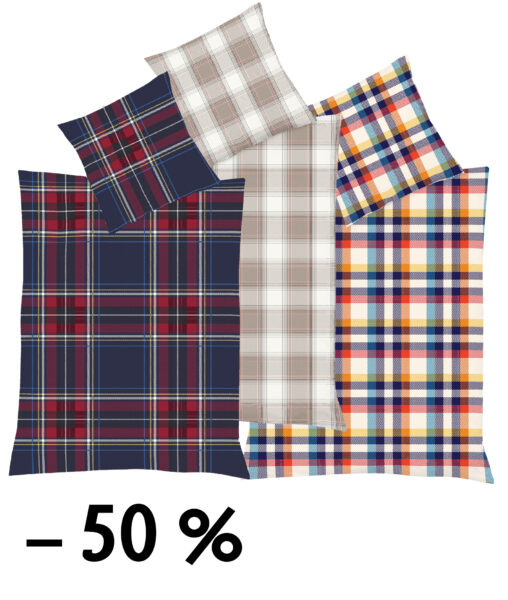 Biber Bettwäsche in Normalgrößen und Übergrößen zu verschiedenen Preisen von Fleuresse