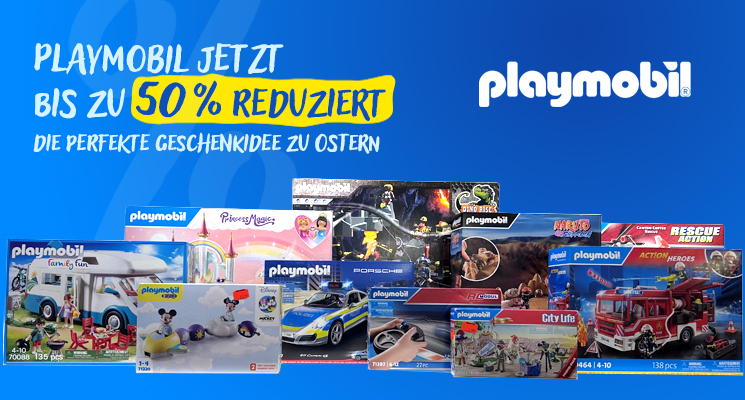 Playmobil Artikel jetzt bis zu 50 % reduziert in der Spielwarenabteilung bei Bantel
