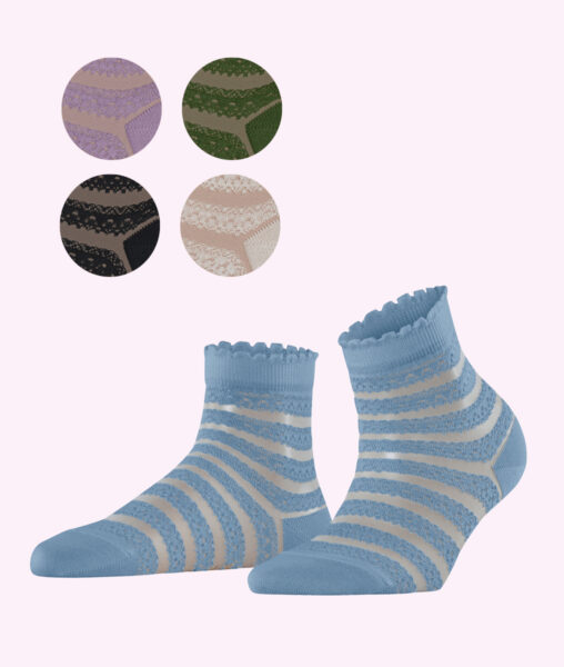 Reduzierte Socken Gr. 35 – 42 in 5 verschiedenen Farben mit Streifen von Falke
