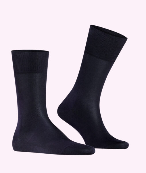 Reduzierte Herren-Socken „Tiago“ in schwarz Gr. 41 – 46, perfekter Begleiter zur Anzughose