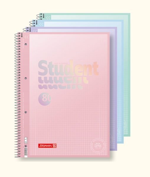 Collegeblock Brunnen DIN A4, 80 Blatt kariert