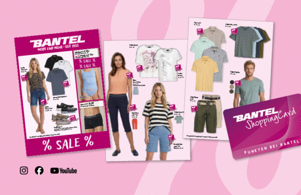 Prospektseiten Bantel Sale Prospekt mit Wäschemarkt, Mode, Schuhe, Wäsche
