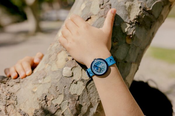 blaue Flik Flak Kinderuhr