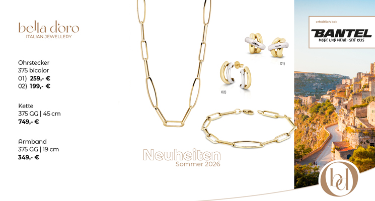 bella d`oro Schmuck in Gelb- oder Weißgold