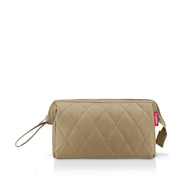 Hochwertige Kosmetiktasche von Reisenthel in hellbeige als Zugabeartikel für die Raphaela by Brax Hoseneinkaufaktion